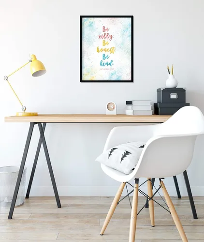 Vista 3 de Be Silly Be Honest Be Kind, 11x14 Unframed Art Print, Back to School Wall Artwork, Holiday Survival Tips, Motivational Quote, Inspiring Gift for