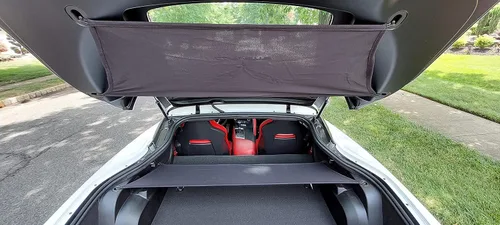 Vista 5 de TrunkNets Inc Cubierta de sombra de carga inferior de seguridad para CORVETTE C7 2014 2015 2016 2017 2018 2019 nuevo