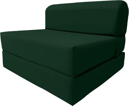 Vista 51 de D & D Futon Furniture Chair cama plegable de espuma, sofá de estudio, colchón de espuma doblado (6 x 36 x 70 pulgadas, azul real)