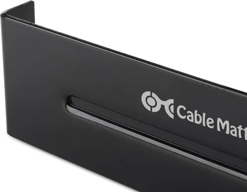 Vista 8 de Cable Matters Panel de conexión de red de 24 puertos para montaje en rack o montaje en pared con certificación UL (panel de conexión Cat6) y soporte