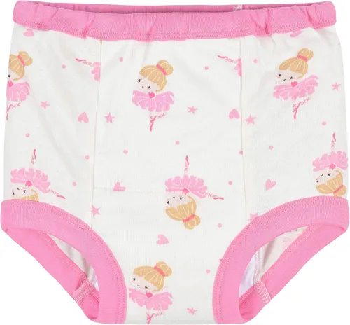 Vista 2 de Gerber Pack de 4 pantalones de entrenamiento y ropa interior para bebés y niñas