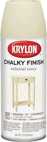 Vista 4 de Krylon K04104007 Pintura en aerosol de acabado mate, gris anvil, 12 onzas
