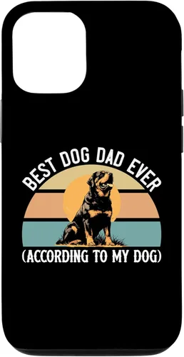 Vista 28 de Rottweiler Dog Lover Gift, Best Dog Dad Ever, Rottie Father Case for iPhone 17