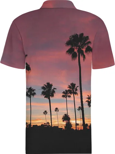 Vista 6 de HIVICHI Camisas de golf divertidas para hombre con patrón estampado loco colorido y novedad de alto rendimiento que absorbe la humedad, camisa tipo