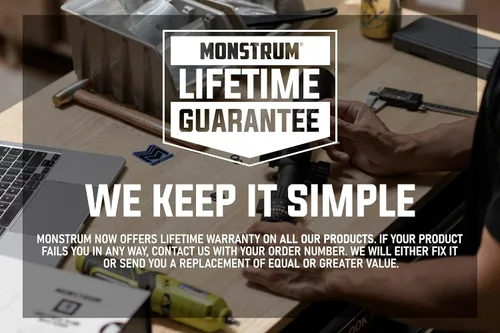 Vista 7 de Monstrum Lupa de torreta de alcance de la serie Next Level con burbuja de nivel