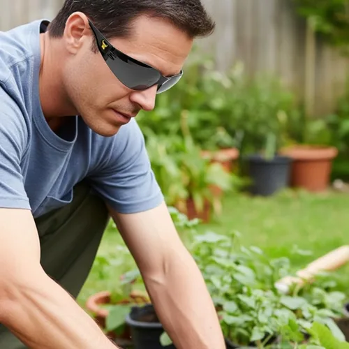 Vista 13 de EyePro Safety Glasses, Impact-Resistant Goggles, UV Protection, Anti-Scratch, Ballistic-Resistant