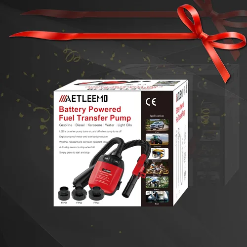 Vista 7 de Bomba de transferencia de combustible automática con sensor de parada automática (2.4 GPM), manguera de ingreso flexible se adapta a la mayoría