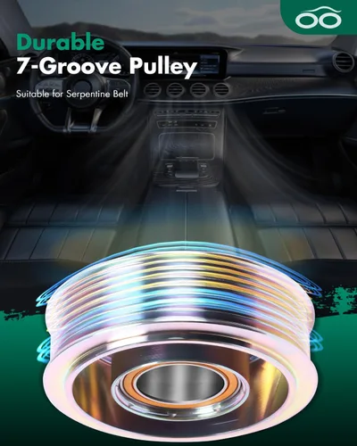 Vista 5 de SCITOO Embrague del compresor de CA para Honda CRV 2.4L 2007-2014, para Honda Civic 2.4L 2012-2015, para Acura RDX 2.3L 2007-2012