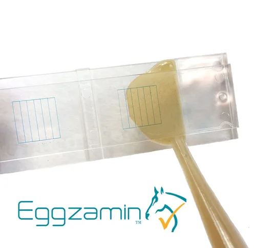 Vista 2 de Paquete de 2 portaobjetos de microscopio McMaster, FEC (recuento de huevos fecales) de doble cámara para pruebas de parásitos, huevos de parásitos