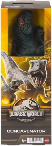 Vista 2 de Jurassic World Figura básica de 12 pulgadas Big Action (Concavenator Dark Blueish Black Red)