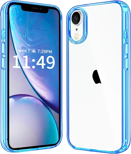 Vista 145 de JJGoo - Funda compatible con iPhone 17 Pro, funda transparente a prueba de golpes, funda protectora delgada con parte trasera de policarbonato duro