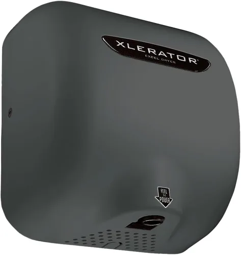 Vista 4 de XLERATOR XL-SP Secador de manos automático de alta velocidad con cubierta gris y boquilla de reducción de ruido 1.1, 12.5 A, 110/120 V (Gris)