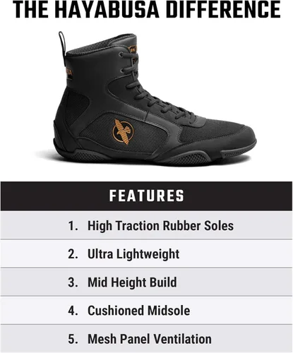 Vista 5 de Hayabusa Pro - Zapatos de boxeo para hombres y mujeres