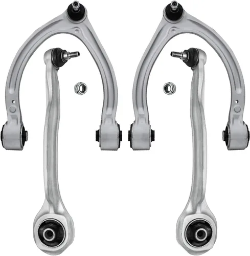 Vista 171 de Detroit Axle - Ejes de eje delantero izquierdo derecho CV + brazos de control delanteros inferiores de repuesto para Ford Focus 2000-2004 - Juego