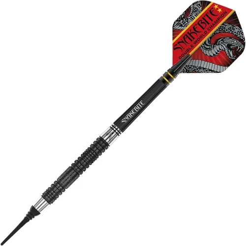 Vista 2 de RED DRAGON Peter Wright Snakebite DWC Edición Especial Softip 0.63 oz con Vuelos y Tallos (ejes)