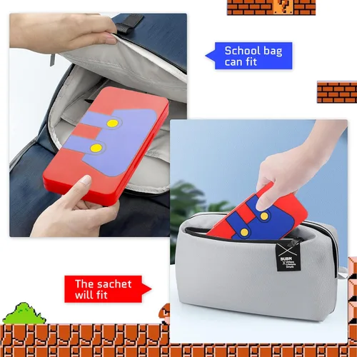 Vista 7 de GLDRAM Funda para tarjetas de juego para Nintendo Switch 2NSLiteOLED, funda de juego de forro suave con 24 ranuras de juego y 24 ranuras