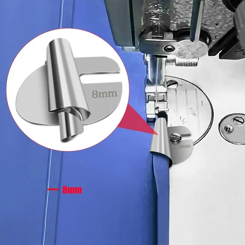 Vista 8 de TOOVREN Pie Universal de Dobladillo Enrollado para Coser 4 Piezas Pie Prensatelas de Dobladillo Enrollado 7/8/9/10mm de Ancho Pie de Dobladillo