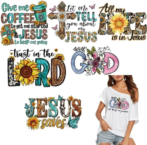 Vista 12 de 6 parches de transferencia para planchar de Navidad, diseño de Navidad, calcomanías de vinilo de transferencia de calor, calcomanías de vinilo