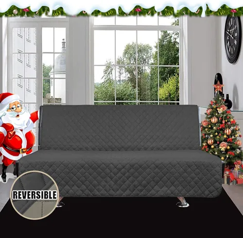 Vista 1108 de Easy-Going - Funda reversible para sofá reclinable, resistente al agua, protector de muebles con correas elásticas, para mascotas y niños