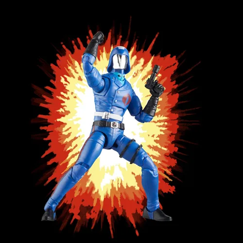Vista 6 de G.I. Joe Classified Series Retro Cardback Cobra Commander, figura de acción coleccionable de 6 pulgadas con 8 accesorios