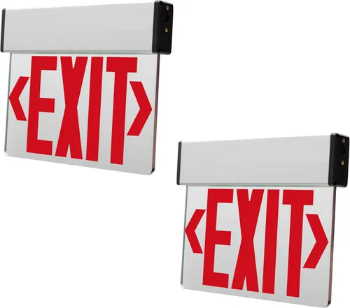 Vista 10 de Ciata Señal de salida LED, señal de salida iluminada, señal de salida de iluminación de emergencia, luces de salida de emergencia iluminadas