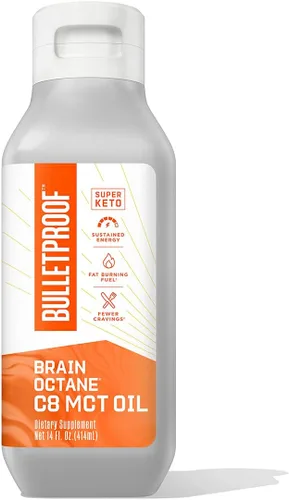 Vista 35 de Bulletproof Brain Octane C8 Aceite MCT, 32 onzas (paquete de 3), suplemento Keto para energía sostenida y apoyo al antojo