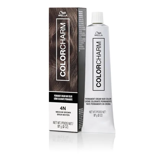 COLORCHARM Permanent Cream Hair Dye | Brown Hair Color | Medium to Golden Caramel, Cool Natural, Brunette Shades | 100% Gray Coverage | Vegan, Free