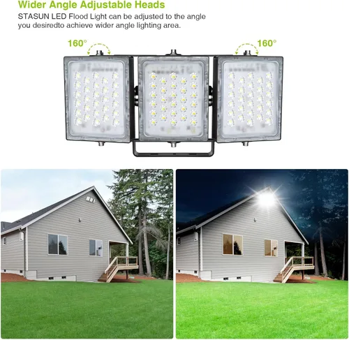 Vista 4 de Stasun Osram 90W 150W 200W 300W LED Luces reflectoras, 150.00watts, 120.00 volts