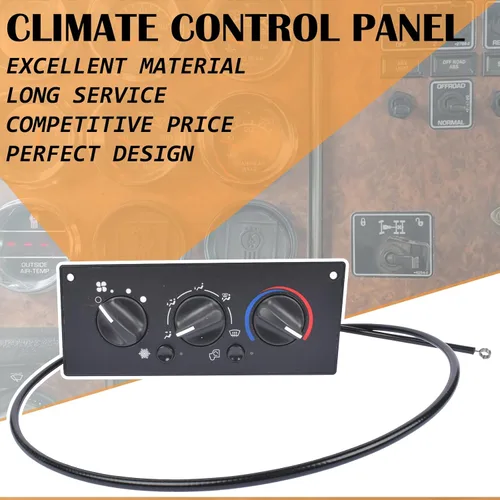 Vista 4 de 599-5511 Módulo de control de clima compatible con Kenworth W900 T800 T600A C500 T300 2002-2006 Panel de control de clima resistente para calentador