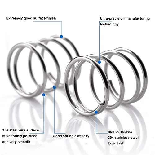 Vista 2 de 3pcs Joystick 2lb 4lb Tension Springs For Sanwa JLF joysticks Fit for Arcade1up Pacman Games (3pcs 4lb springs)