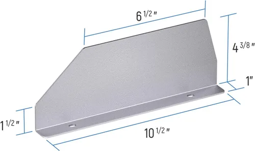 Vista 2 de AA Products P-SH-Divider-Top - Divisor de estante de 4.3 pulgadas, versión aumentada, accesorios diseñados para tableros superiores