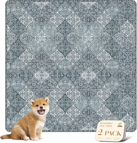 Vista 118 de nunubaby Almohadillas reutilizables para orina de perros, para jaulas y pisos, Almohadillas lavables para orina de perros, elegantes, Beige
