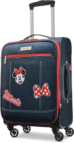 American Tourister - Maleta con ruedas giratorias de Disney, Minnie Mouse Denim), 126120-1255