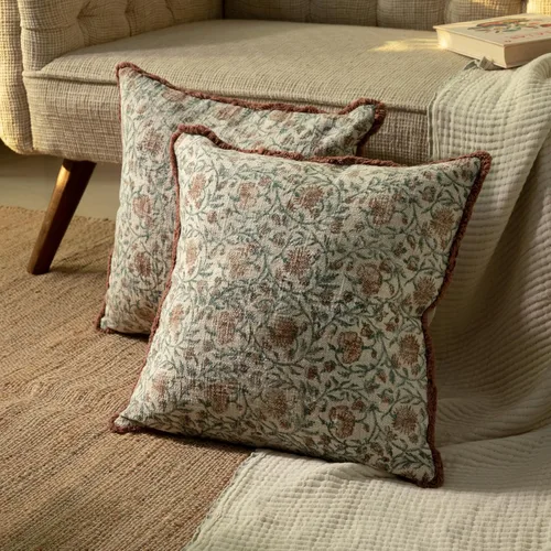 Vista 20 de Juego de 2 fundas de almohada decorativas (marrón ladrillo, 18 x 18 pulgadas (paquete de 2))