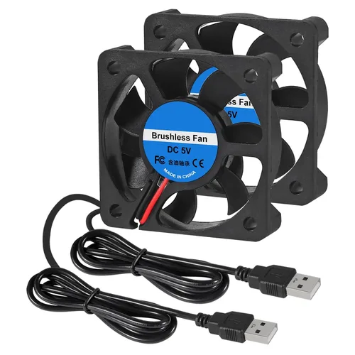 Enfriador de ventilador sin escobillas USB de 1.969 in de 1.969 in x 0.394 in DC de 5 V 1.969 in x 0.394 in - 4200 RPM para ventilación de
