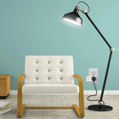 Vista 4 de Feit Electric WiFi compatible con Alexa y Google Home, aplicación Feit, no requiere hub, control remoto desde cualquier lugar, enchufe de toma