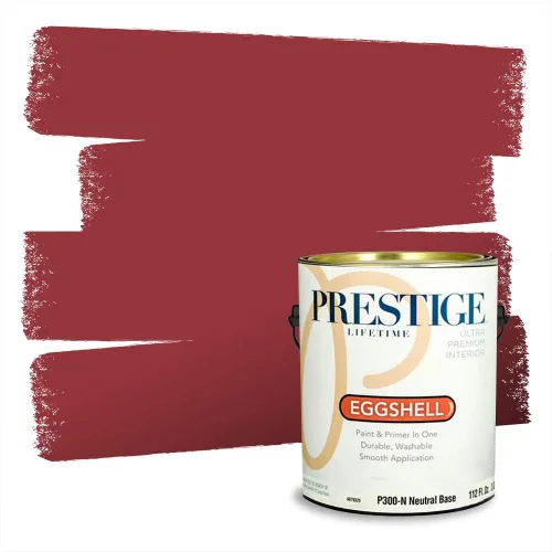 Vista 600 de Prestige Paints Pintura exterior e imprimación en uno, 1 galón, plano, coincidencia comparable de Valspar* Amber Rose*