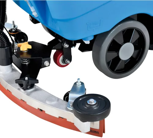 Vista 5 de Global Industrial Comercial Eléctrico Automático Limpiador de Pisos Ergonómico de Paseo Trasero, con Cable, Camino de Limpieza de 17 Pulgadas