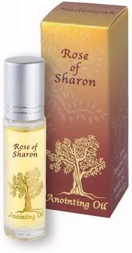 Holy Land Gifts Unción de aceite-Rosa de Sharon (#63111)