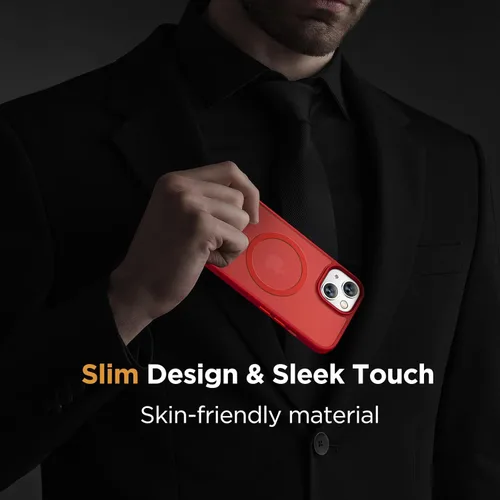 Vista 433 de Miracase - Funda magnética para iPhone 13 de 6.1 pulgadas (compatible con MagSafe) (con 2 protectores de pantalla), protección de grado militar