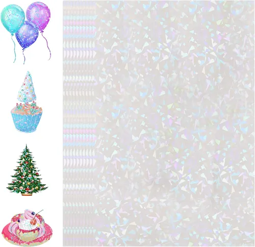 Vista 8 de 36 hojas de láminas laminadas transparentes 8.5x11 pulgadas, hojas de laminación autoadhesivas 100% claras, láminas de vinilo impermeables, película