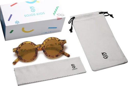 Vista 5 de SOJOS Gafas de sol redondas polarizadas para niños y niñas protección UV400 gafas de sol de protección UV400