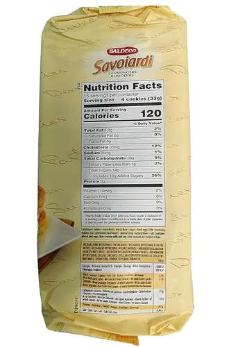 Vista 3 de Bizcochos de soletilla Savoiardi Balocco, 17.6 oz