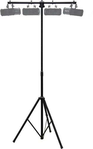 Harmony Audio HA-TBARA Pro Audio DJ Trípode de iluminación y soporte de luz en T con cojín de freno de aire