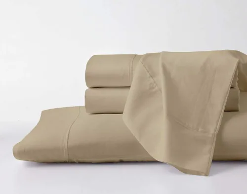 Vista 19 de Pure - Juego de sábanas de algodón egipcio de tamaño Queen de 600 hilos, sábanas de algodón egipcio, sábanas cortas de tamaño Queen, sábanas