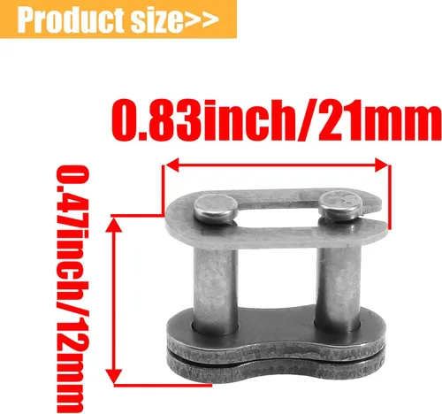 Vista 3 de 415 415H Chain 110L Link Heavy Duty for 49cc 50cc 60cc 66cc 70cc 80cc 2-stroke 4-stroke Engine Motor Motorized Bicycle Pit Dirt Mini Bike Scooter