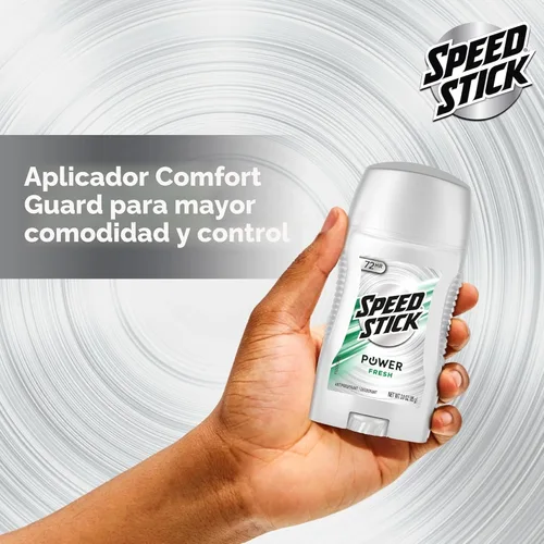 Vista 6 de Speed Stick Desodorante para hombre, fresco, 3 onzas, paquete de 4