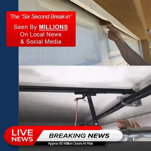 Vista 5 de Garage Shield GS100 Protector de seguridad para puertas de cocheras - Proteja su cochera y su casa de ladrones