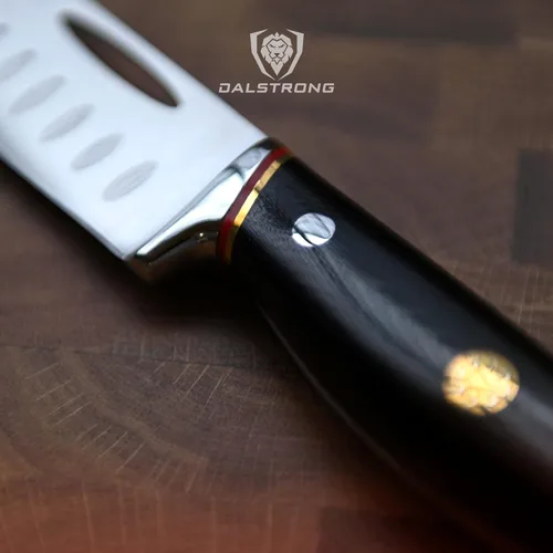 Vista 8 de Dalstrong Cuchillo de carnicero 10 pulgadas Serie Centurion Acero inoxidable de alto carbono sueco 14C28N Cuchillo de cocina de carne con mango