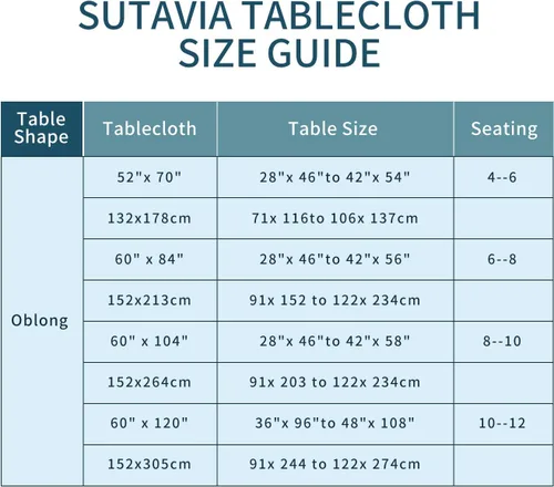 Vista 6 de NC SUTAVIA - Mantel de encaje bordado para patio, mantel rectangular clásico para cocina, comedor, picnic, mesa de café, boda y fiesta